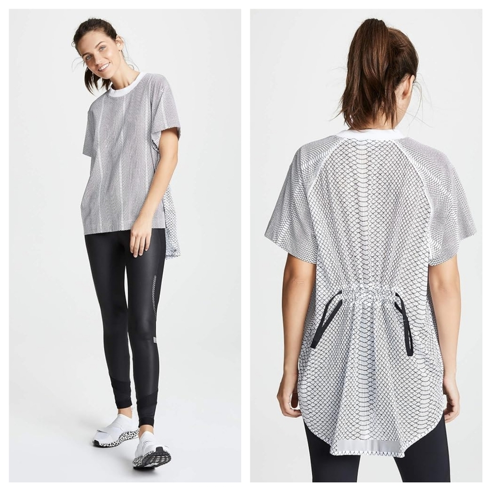 adidas by Stella McCartney Women's Running Snake Print Tshirt